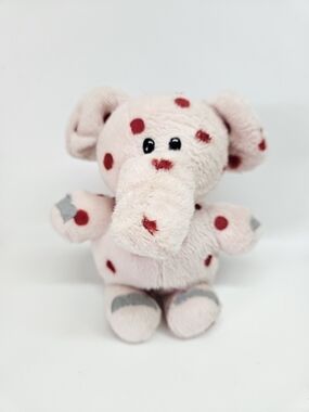 VINTAGE Stuffins CVS Rudolph Misfit Toys Pink Spotted Elephant 7" Plush 1998